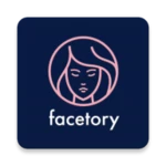 luvly: face exercise, skincare android application logo